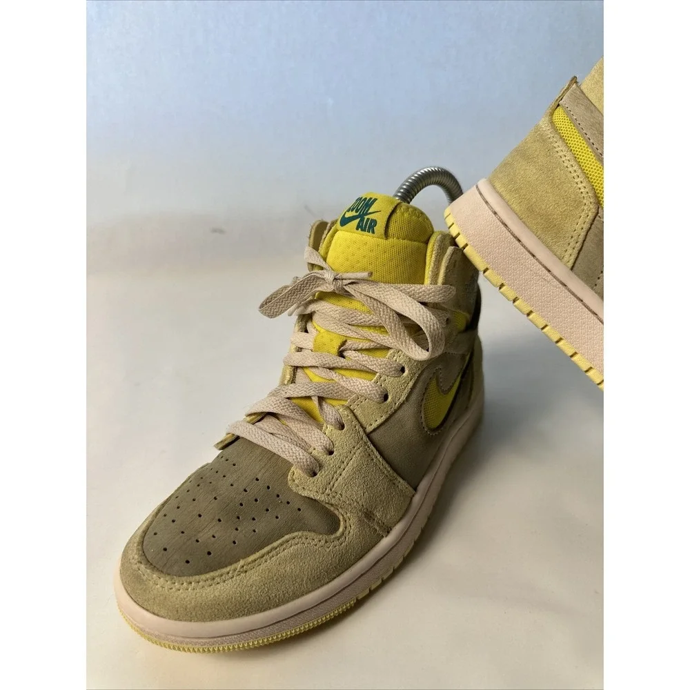 Nike Air Jordan 1 High Zoom CMFT 2 Citron Sneaker Shoes Womens Size US 5